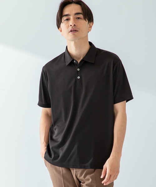 URBAN RESEARCH ROSSO MEN(アーバンリサーチロッソメン)の「『抗菌/防臭』『XLサイズあり』ハイパフォーマンスコンフォートポロシャツ(ポロシャツ・メンズ・ブラック/チャコールグレー/グレー/ネイビー・SMALL/MEDIUM/LARGE/X-LARGE)」の2枚目の写真