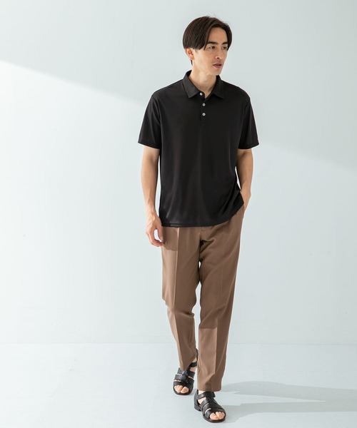 URBAN RESEARCH ROSSO MEN(アーバンリサーチロッソメン)の「『抗菌/防臭』『XLサイズあり』ハイパフォーマンスコンフォートポロシャツ(ポロシャツ・メンズ・ブラック/チャコールグレー/グレー/ネイビー・SMALL/MEDIUM/LARGE/X-LARGE)」の6枚目の写真