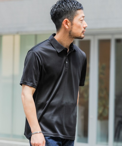 URBAN RESEARCH ROSSO MEN(アーバンリサーチロッソメン)の「『抗菌/防臭』『XLサイズあり』ハイパフォーマンスコンフォートポロシャツ(ポロシャツ・メンズ・ブラック/チャコールグレー/グレー/ネイビー・SMALL/MEDIUM/LARGE/X-LARGE)」の10枚目の写真