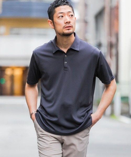 URBAN RESEARCH ROSSO MEN(アーバンリサーチロッソメン)の「『抗菌/防臭』『XLサイズあり』ハイパフォーマンスコンフォートポロシャツ(ポロシャツ・メンズ・ブラック/チャコールグレー/グレー/ネイビー・SMALL/MEDIUM/LARGE/X-LARGE)」の13枚目の写真