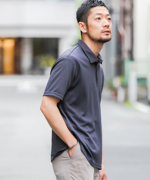 URBAN RESEARCH ROSSO MEN(アーバンリサーチロッソメン)の「『抗菌/防臭』『XLサイズあり』ハイパフォーマンスコンフォートポロシャツ(ポロシャツ・メンズ・ブラック/チャコールグレー/グレー/ネイビー・SMALL/MEDIUM/LARGE/X-LARGE)」の15枚目の写真