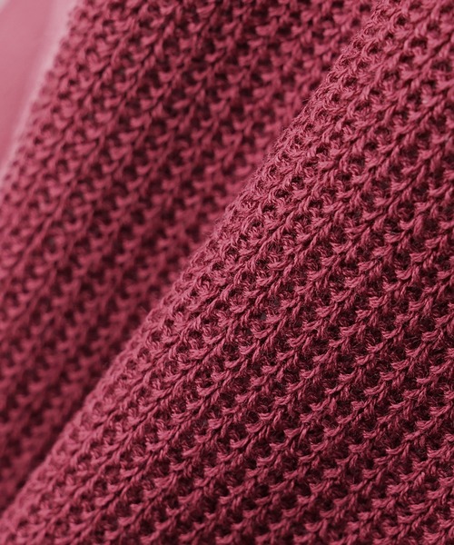 MinoriTY(マイノリティ)の「【MinoriTY】ビッグシルエットサマーニット クルーネック 5分袖/半袖 夏服 秋服 メンズ 無地 Tシャツ(ニット/セーター・メンズ・グリーン/グレイッシュベージュ/レッド/ブラック/ライトグレー・L/M/S)」の16枚目の写真