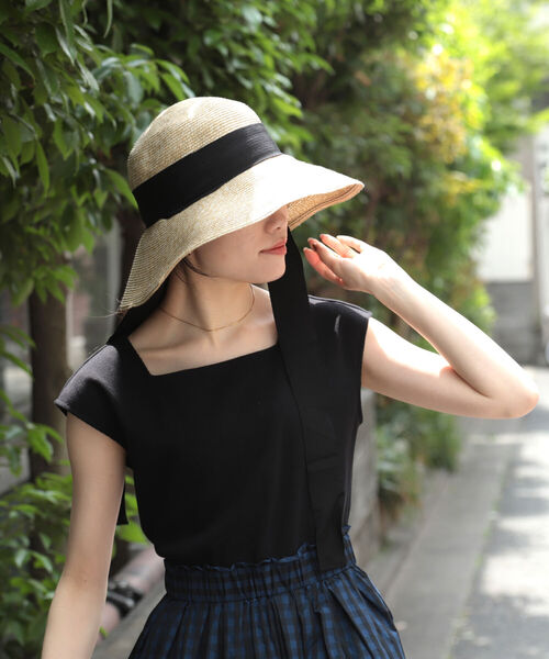 ノーリーズ/アレンジリボンペーパーダウンハット NOLLEY'S Sophi（ノーリーズソフィ）の「アレンジリボンペーパーダウン