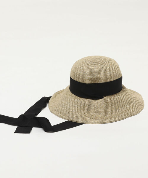 NOLLEY’S Sophi(ノーリーズソフィ)の「アレンジリボンペーパーダウンハット(ハット・レディース・ブラック系その他3/ブラック/グレー・FREE)」の5枚目の写真