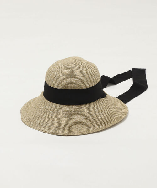 NOLLEY’S Sophi(ノーリーズソフィ)の「アレンジリボンペーパーダウンハット(ハット・レディース・ブラック系その他3/ブラック/グレー・FREE)」の6枚目の写真