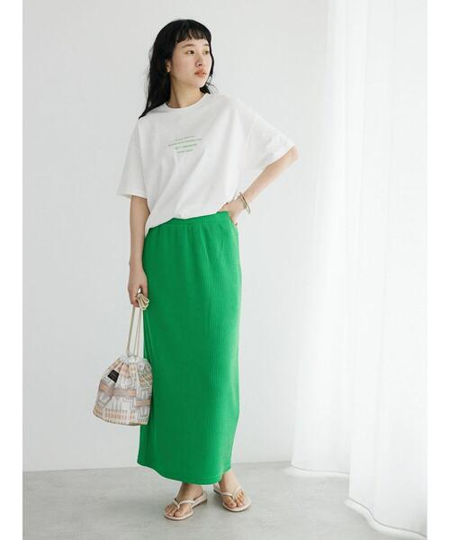 CRAFT STANDARD BOUTIQUE（クラフトスタンダードブティック）の「マーブルTee ◆（Tシャツ/カットソー・レディース・イエロー/ホワイト/ブラック・L/M）」の22枚目の写真