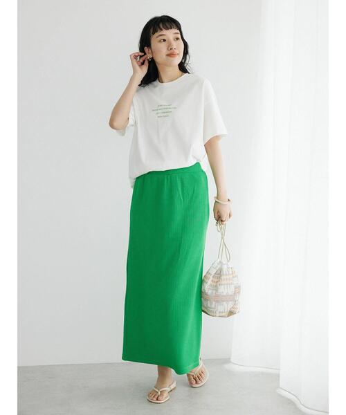 CRAFT STANDARD BOUTIQUE（クラフトスタンダードブティック）の「マーブルTee ◆（Tシャツ/カットソー・レディース・イエロー/ホワイト/ブラック・L/M）」の21枚目の写真