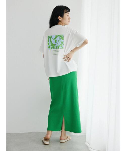 CRAFT STANDARD BOUTIQUE（クラフトスタンダードブティック）の「マーブルTee ◆（Tシャツ/カットソー・レディース・イエロー/ホワイト/ブラック・L/M）」の20枚目の写真