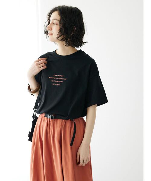 CRAFT STANDARD BOUTIQUE（クラフトスタンダードブティック）の「マーブルTee ◆（Tシャツ/カットソー・レディース・イエロー/ホワイト/ブラック・L/M）」の19枚目の写真