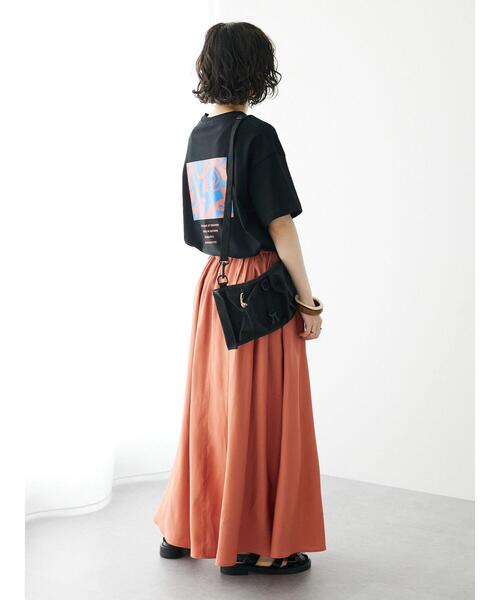 CRAFT STANDARD BOUTIQUE（クラフトスタンダードブティック）の「マーブルTee ◆（Tシャツ/カットソー・レディース・イエロー/ホワイト/ブラック・L/M）」の16枚目の写真