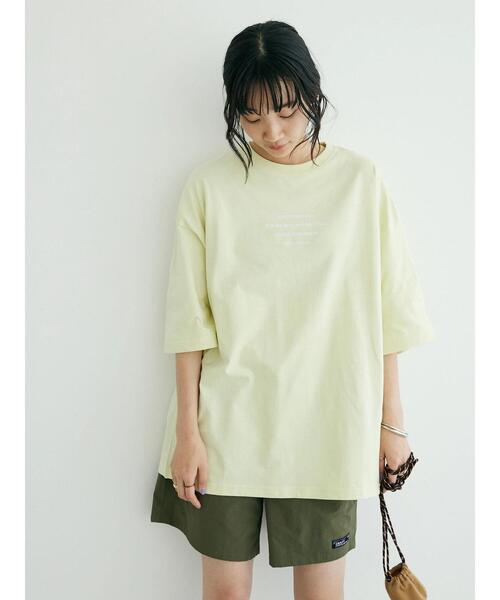 CRAFT STANDARD BOUTIQUE（クラフトスタンダードブティック）の「マーブルTee ◆（Tシャツ/カットソー・レディース・イエロー/ホワイト/ブラック・L/M）」の14枚目の写真