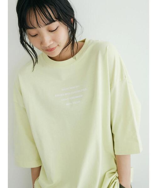 CRAFT STANDARD BOUTIQUE（クラフトスタンダードブティック）の「マーブルTee ◆（Tシャツ/カットソー・レディース・イエロー/ホワイト/ブラック・L/M）」の10枚目の写真