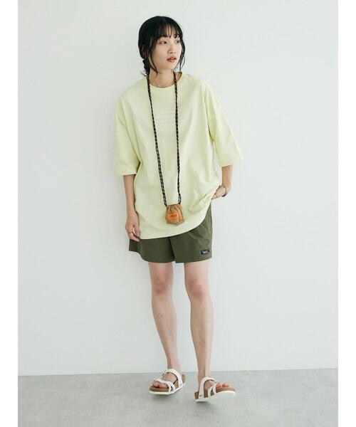 CRAFT STANDARD BOUTIQUE（クラフトスタンダードブティック）の「マーブルTee ◆（Tシャツ/カットソー・レディース・イエロー/ホワイト/ブラック・L/M）」の9枚目の写真