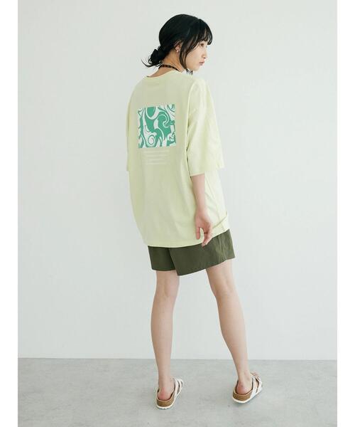 CRAFT STANDARD BOUTIQUE（クラフトスタンダードブティック）の「マーブルTee ◆（Tシャツ/カットソー・レディース・イエロー/ホワイト/ブラック・L/M）」の7枚目の写真