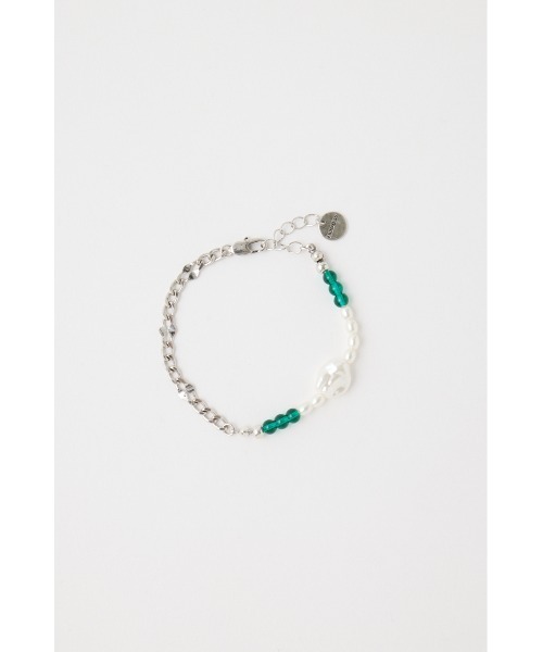 MOUSSY（マウジー）の「MIX BEADS ブレスレット（ブレスレット・レディース・イエロー/グリーン・FREE）」の4枚目の写真