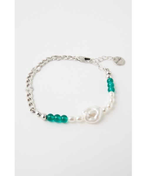 MOUSSY（マウジー）の「MIX BEADS ブレスレット（ブレスレット・レディース・イエロー/グリーン・FREE）」の7枚目の写真