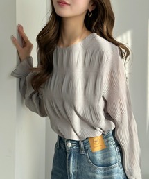 Ada.（エイダ）の「【オンオフ問わず通年で大活躍◎】シアー シャーリング キャンディーブラウス（シャツ/ブラウス）」