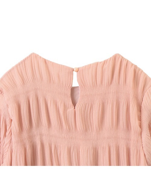 Ada.（エイダ）の「【オンオフ問わず通年で大活躍◎】シアー シャーリング キャンディーブラウス（シャツ/ブラウス・レディース・ベージュ/ピンク/ホワイト/ブラック/ネイビー/ライトグレー/ライトブルー・FREE）」の15枚目の写真