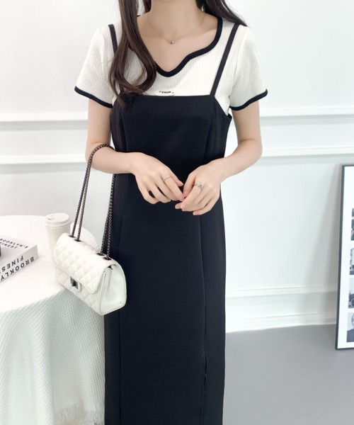 ABITOKYO(アビトーキョー)の「サイドスリットキャミワンピース(ワンピース・レディース・ブラック/ベージュ/ブラウン/カーキ・S/M)」の19枚目の写真
