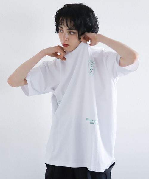 PAGEBOY(ページボーイ)の「チャミスルロゴT(Tシャツ/カットソー・レディース・グリーン/ピンク・FREE)」の6枚目の写真