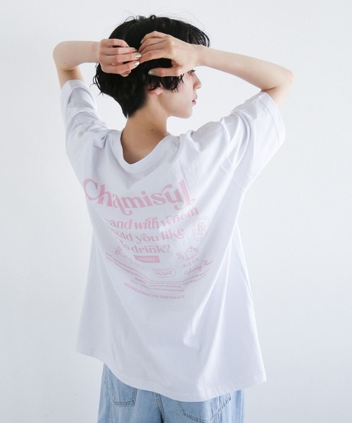PAGEBOY(ページボーイ)の「チャミスルロゴT(Tシャツ/カットソー・レディース・グリーン/ピンク・FREE)」の19枚目の写真