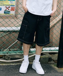 EDWIN エドウィン STEPMARK デニムバギーショーツ ワイドカーゴショートパンツ