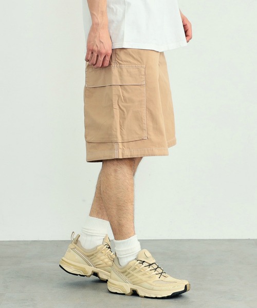 EDWIN(エドウィン)の「EDWIN エドウィン STEPMARK デニムバギーショーツ ワイドカーゴショートパンツ(カーゴパンツ・メンズ・マスタード/ブルー/ベージュ/ブラック/ライトインディゴブルー/グリーン・X-LARGE/LARGE/MEDIUM/SMALL)」の17枚目の写真