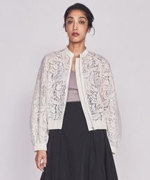 Sov.（ソブ）の「リーフレースブルゾン（ブルゾン）」 - WEAR