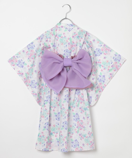 GLOBAL WORK(グローバルワーク)の「着付け楽々浴衣セット/907020(浴衣・キッズ・ネイビー/オフホワイト・100cm/110cm/120cm/130cm)」の5枚目の写真