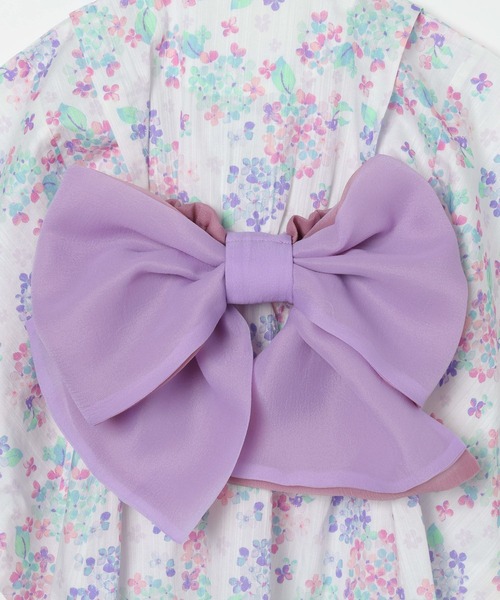 GLOBAL WORK(グローバルワーク)の「着付け楽々浴衣セット/907020(浴衣・キッズ・ネイビー/オフホワイト・100cm/110cm/120cm/130cm)」の6枚目の写真