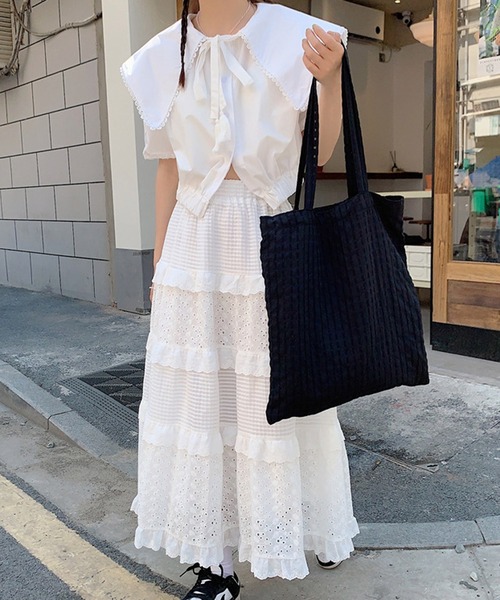 HALEYPESCA/【A4収納可】パステルカラーチェックトートバッグ