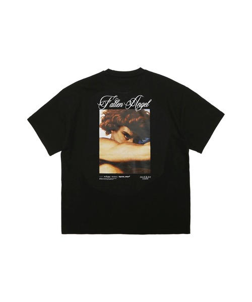 LEGENDA(レジェンダ)の「レジェンダ ミュージアム オブ レジェンズ フォーリンエンジェル Tシャツ / LEGENDA MUSEUM of LEGENDS Fallen Angel T-shirt(Tシャツ/カットソー・メンズ・ホワイト/ブラック・1/2)」の2枚目の写真