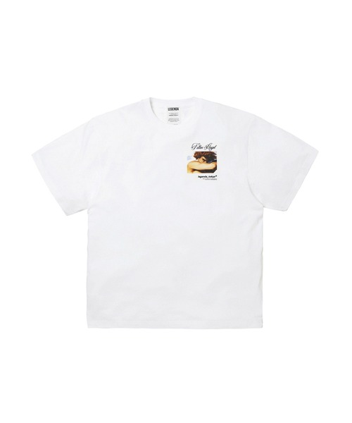 LEGENDA(レジェンダ)の「レジェンダ ミュージアム オブ レジェンズ フォーリンエンジェル Tシャツ / LEGENDA MUSEUM of LEGENDS Fallen Angel T-shirt(Tシャツ/カットソー・メンズ・ホワイト/ブラック・1/2)」の3枚目の写真