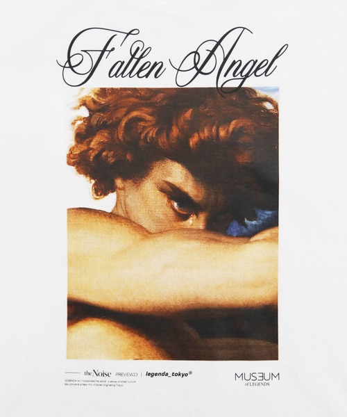LEGENDA(レジェンダ)の「レジェンダ ミュージアム オブ レジェンズ フォーリンエンジェル Tシャツ / LEGENDA MUSEUM of LEGENDS Fallen Angel T-shirt(Tシャツ/カットソー・メンズ・ホワイト/ブラック・1/2)」の5枚目の写真
