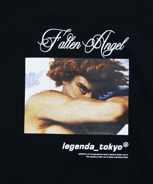 LEGENDA(レジェンダ)の「レジェンダ ミュージアム オブ レジェンズ フォーリンエンジェル Tシャツ / LEGENDA MUSEUM of LEGENDS Fallen Angel T-shirt(Tシャツ/カットソー・メンズ・ホワイト/ブラック・1/2)」の7枚目の写真