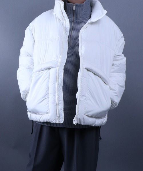 セール】Volume Highneck Oversized Eco Down Jacket/別注 ボリューム