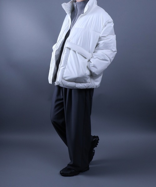 セール】Volume Highneck Oversized Eco Down Jacket/別注 ボリューム