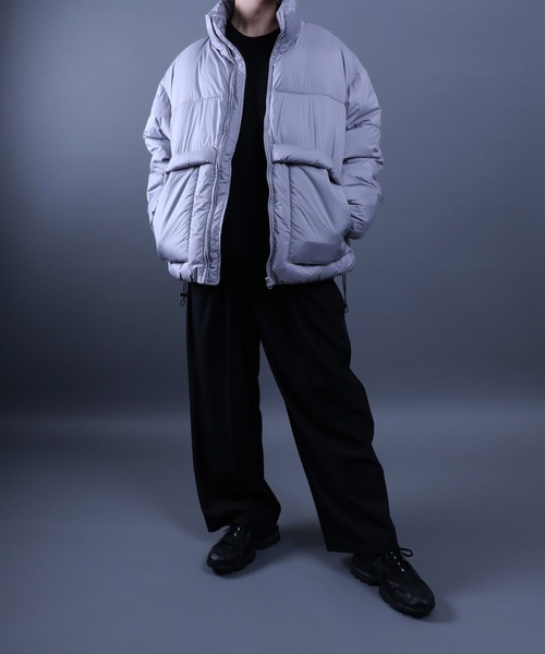 セール】Volume Highneck Oversized Eco Down Jacket/別注 ボリューム