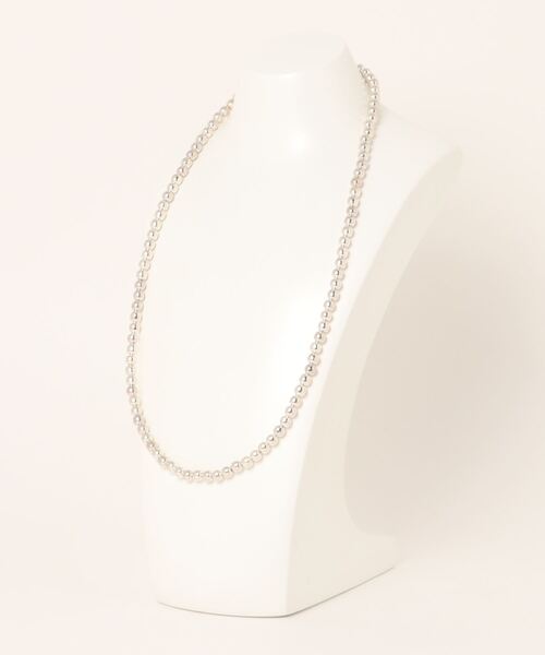 SALON adam et rope'（サロン アダム エ ロペ）の「【雑誌掲載】【ERICKA NICOLAS BEGAY】ナバホパールネックレス 7mm70cm（ネックレス・レディース・シルバー・FREE）」の2枚目の写真