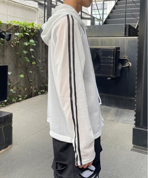 [IONSEOUL]Mesh Track Hoodie ジップアップ★韓国ファッション★ 楽天市場】正規品 【 XU track mesh zip hoodie (2color