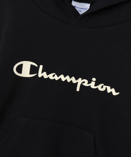Champion(チャンピオン)の「【Champion/チャンピオン】キッズ ベーシック フーデッドスウェットシャツ(パーカー・キッズ・ネイビー/オートミール/ダークグリーン/グレー/ブラック/バーガンディー・150/140/160/100/120/110/130)」の7枚目の写真