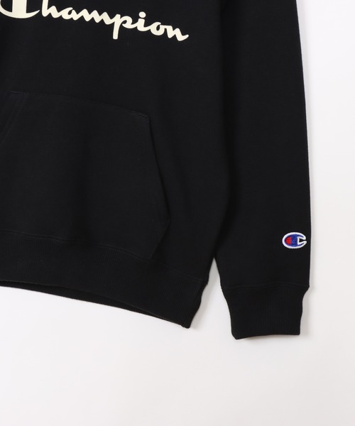 Champion(チャンピオン)の「【Champion/チャンピオン】キッズ ベーシック フーデッドスウェットシャツ(パーカー・キッズ・ネイビー/オートミール/ダークグリーン/グレー/ブラック/バーガンディー・150/140/160/100/120/110/130)」の10枚目の写真