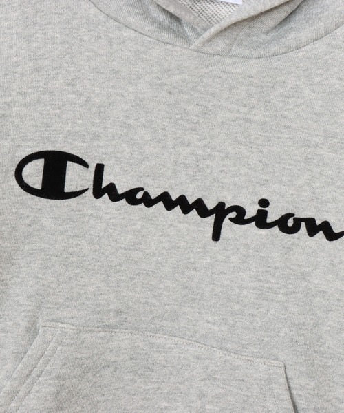 Champion(チャンピオン)の「【Champion/チャンピオン】キッズ ベーシック フーデッドスウェットシャツ(パーカー・キッズ・ネイビー/オートミール/ダークグリーン/グレー/ブラック/バーガンディー・150/140/160/100/120/110/130)」の16枚目の写真