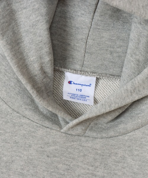 Champion(チャンピオン)の「【Champion/チャンピオン】キッズ ベーシック フーデッドスウェットシャツ(パーカー・キッズ・ネイビー/オートミール/ダークグリーン/グレー/ブラック/バーガンディー・150/140/160/100/120/110/130)」の17枚目の写真