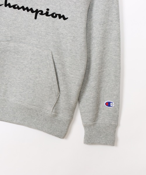 Champion(チャンピオン)の「【Champion/チャンピオン】キッズ ベーシック フーデッドスウェットシャツ(パーカー・キッズ・ネイビー/オートミール/ダークグリーン/グレー/ブラック/バーガンディー・150/140/160/100/120/110/130)」の18枚目の写真