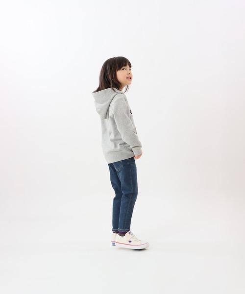 Champion(チャンピオン)の「【Champion/チャンピオン】キッズ ベーシック フーデッドスウェットシャツ(パーカー・キッズ・ネイビー/オートミール/ダークグリーン/グレー/ブラック/バーガンディー・150/140/160/100/120/110/130)」の13枚目の写真