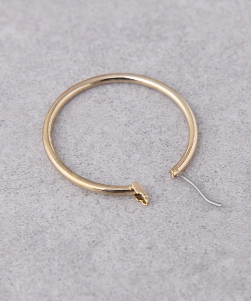 CIAOPANIC TYPY（チャオパニックティピー）の「【 lil/リル】メタルフープピアスS（ピアス（両耳用）・レディース・シルバー/ゴールド・ONE SIZE）」の8枚目の写真