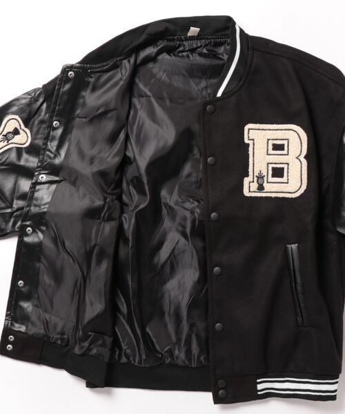 Burner（バーナー）の「【OKUOKU　0909】ジャケット / カジュアル / ストリート oku-outer-677391249971-42（その他アウター・メンズ・ブラック/ブラック×グリーン・L/M/XL/XXL）」の4枚目の写真