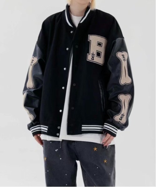 Burner（バーナー）の「【OKUOKU　0909】ジャケット / カジュアル / ストリート oku-outer-677391249971-42（その他アウター・メンズ・ブラック/ブラック×グリーン・L/M/XL/XXL）」の5枚目の写真