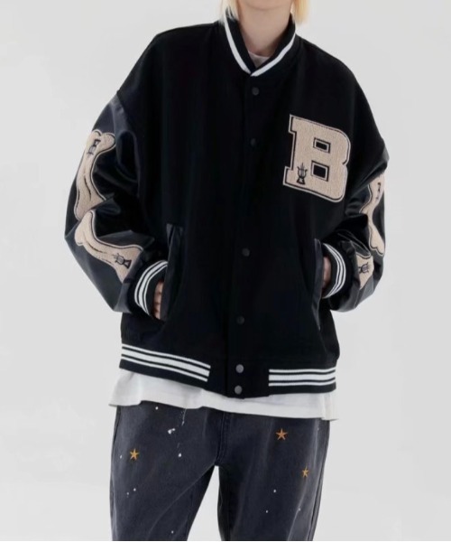 Burner（バーナー）の「【OKUOKU　0909】ジャケット / カジュアル / ストリート oku-outer-677391249971-42（その他アウター・メンズ・ブラック/ブラック×グリーン・L/M/XL/XXL）」の8枚目の写真